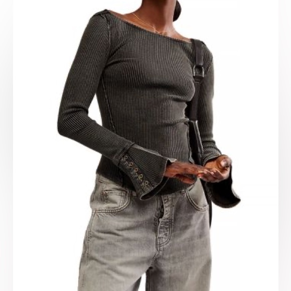 FREE PEOPLE Women’s We The Free Soul Sister Layering Top-Black-SIZE X-SMALL - Picture 11 of 16